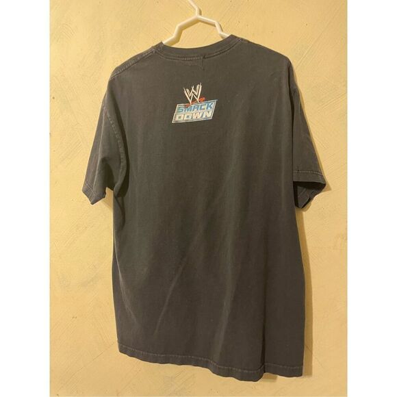 Vintage distressed SmackDown WWE shirt men’s XL Undertaker Ray Mysterio The Grea - Picture 5 of 12